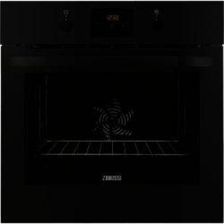 Zanussi ZOP37902BK Built In Single Multifunction Oven with Pyrolytic Clean in Black